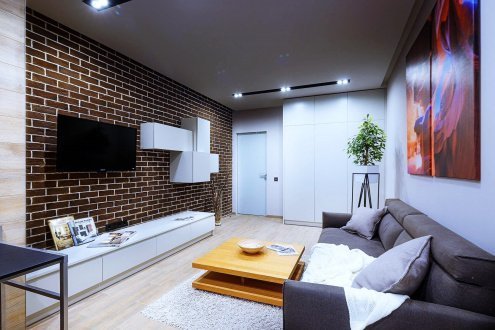 Искусственный камень плоский Eco Stone Лофт 07-06 коричневый рис 2