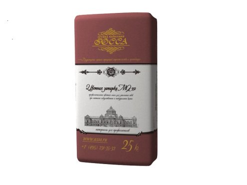 Затирка для швов Юсса MQ 950, цвет: 008 рингштрассе (серый) (мешок 25кг), арт.MQ 950-008 рис 1