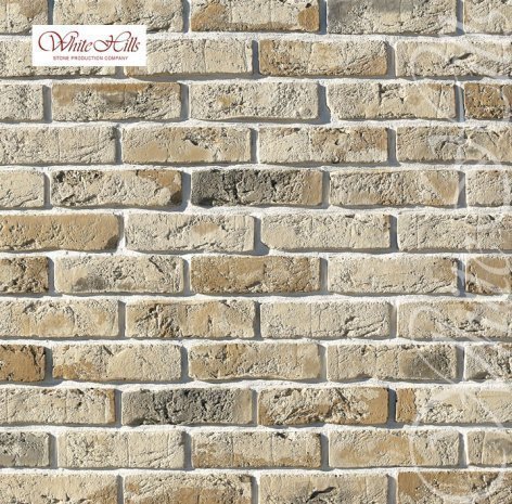 Искусственный камень плоский White Hills Лондон Брик 304-10 бежевый рис 1