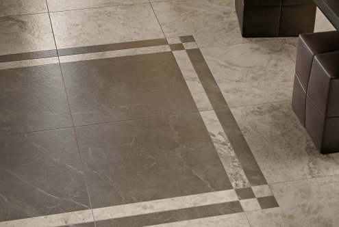 Керамогранит Atlas Concorde Supernova Stone Grey LASTRA матовая структурная ректификат 600х600х20 мм рядовая плитка 610010001166 рис 8