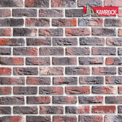 Искусственный камень угловой Kamrock Ганзейский кирпич 35112 серый рис 1