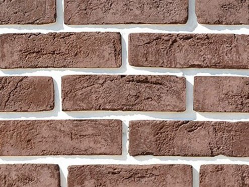 Искусственный камень плоский Eco Stone Кембридж 07-06 коричневый рис 1