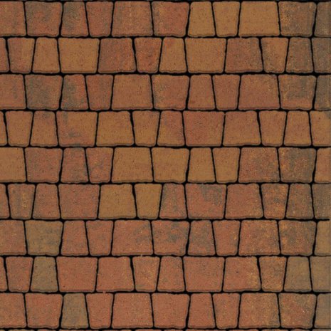 Тротуарная плитка Выбор Антик Листопад гладкий арабская ночь частичный прокрас 113/93-103/83-93/73-83/63-73/53х91х60 мм рис 1