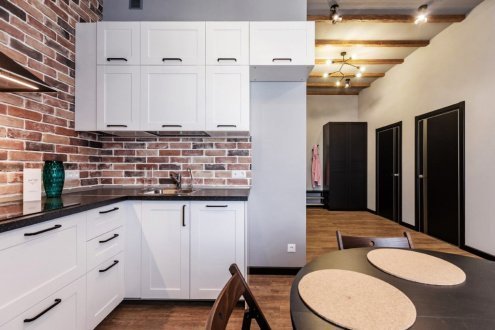 Искусственный камень плоский White Hills Тироль Брик 392-70 красный рис 2