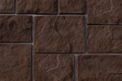 Искусственный камень угловой Eco Stone Готика 07-06 коричневый рис 1