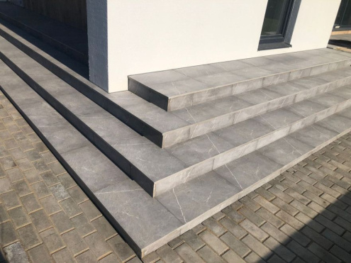 Керамогранит Ocean Ceramic Iran Arion Gray Dark матовая 1210х610х20 мм рядовая плитка IRN000050 рис 3