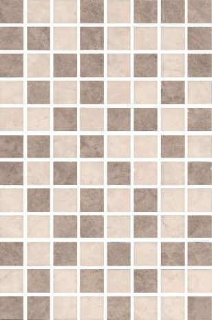 Керамическая плитка Kerama Marazzi Вилла Флоридиана бежевый глянцевая 300х200х6,9мм декор мозаичный MM8254 рис 1