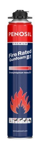 Пена монтажная огнеупорная профессиональная Penosil Premium Fire Rated Gunfoam B1, 720мл, арт.A1525Z рис 1