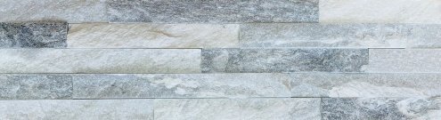 Натуральный камень кварцит Pharaon бело-серый 600х150х15-20 мм рис 1