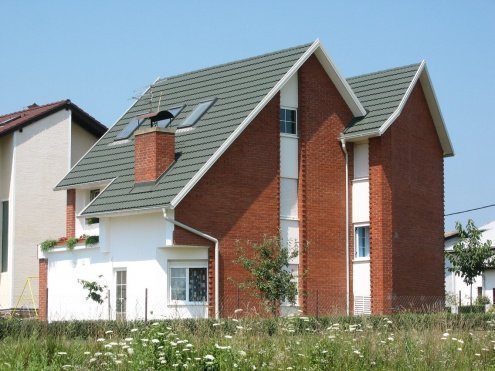 Композитная черепица гонт Gerard Classic forest green с посыпкой 1320х369 мм рис 2
