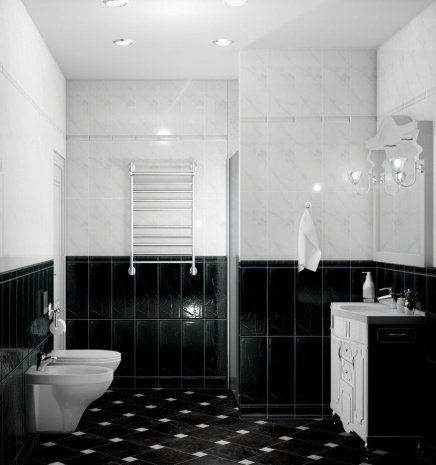 Керамическая плитка Kerama Marazzi Алькала черный глянцевая 200х100х14мм плинтус FMD017 рис 2