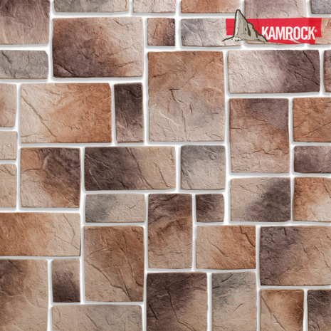 Искусственный камень угловой Kamrock Сказочный город 02672 бежевый рис 1