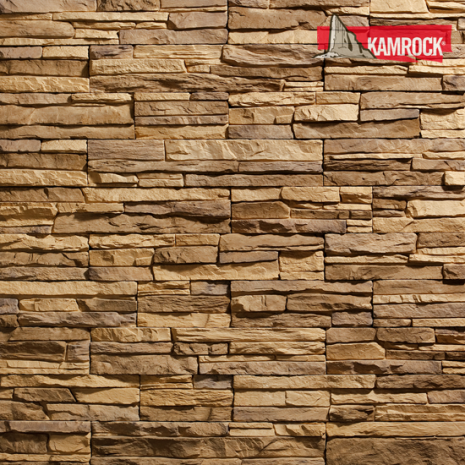 Искусственный камень плоский Kamrock Скалистая гора 52040 коричневый рис 1