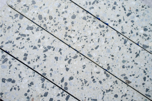 Тротуарная плитка Фабрика Готика Granite Плита Fino грис парга частичный прокрас 600х300х80 мм рис 1
