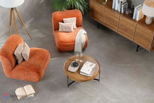 Керамогранит Atlas Concorde Forte Dei Marmi Elegant Grey патинированная 1200х600х9 мм рядовая плитка 610015000657 рис 2