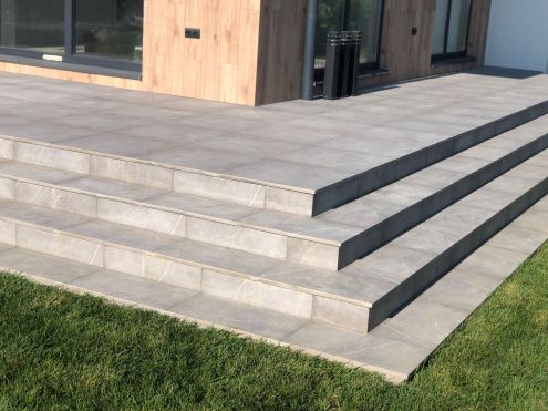 Керамогранит Ocean Ceramic Iran Arion Gray Dark матовая 1197х597х20 мм рядовая плитка IRN000030 рис 3