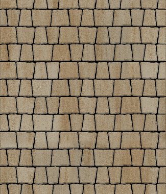 Тротуарная плитка Выбор Антик Искусственный камень степняк частичный прокрас 113/93-103/83-93/73-83/63-73/53х91х60 мм рис 1