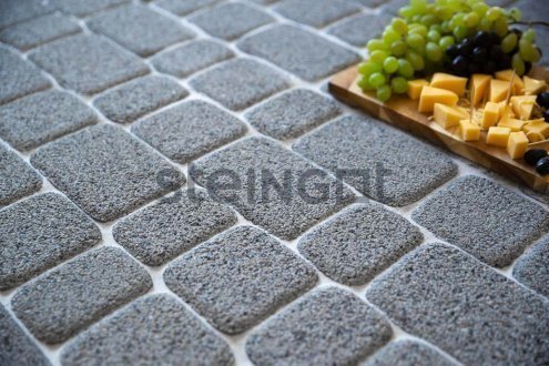 Тротуарная плитка Steingot Премиум Классика fumo bello частичный прокрас 86/115/172х115х60 мм рис 2