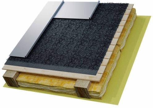 Супердиффузионная мембрана Eurovent Metallic 450 г/м2 25х1,5 м антрацит/ антрацит рис 3