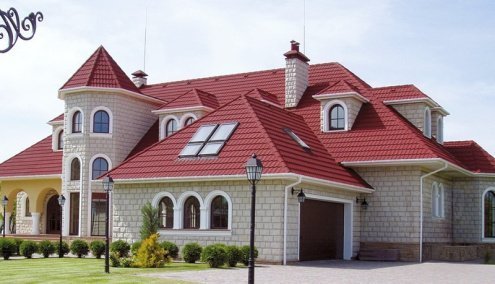 Композитная черепица гонт Gerard Classic cedar с посыпкой 1320х369 мм рис 3