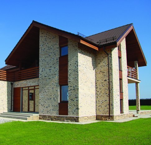 Искусственный камень плоский White Hills Кельн Брик 320-10 бежевый рис 2