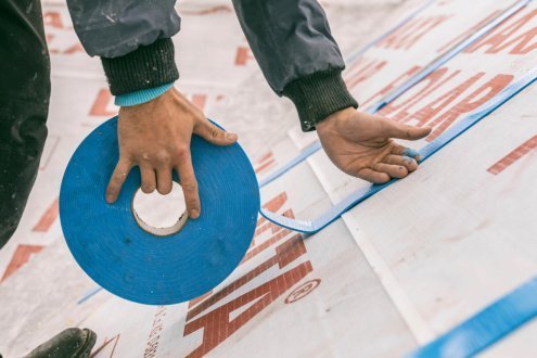 Уплотнительная самоклеящаяся лента DELTA Schaum Band 30000х50 мм рис 2