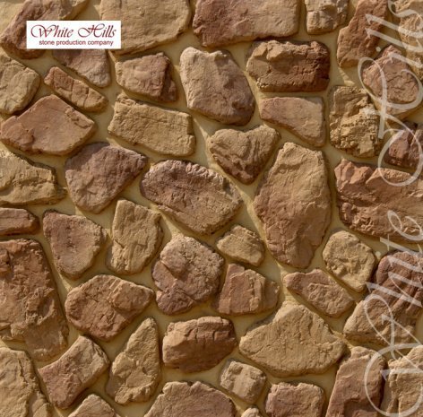 Искусственный камень плоский White Hills Хантли 608-40 коричневый рис 1