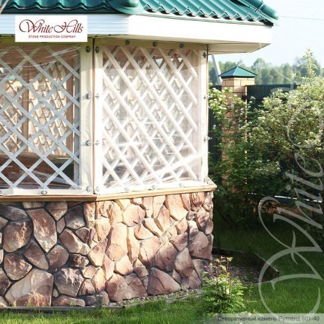 Искусственный камень плоский White Hills Рутланд 601-40 коричневый рис 5