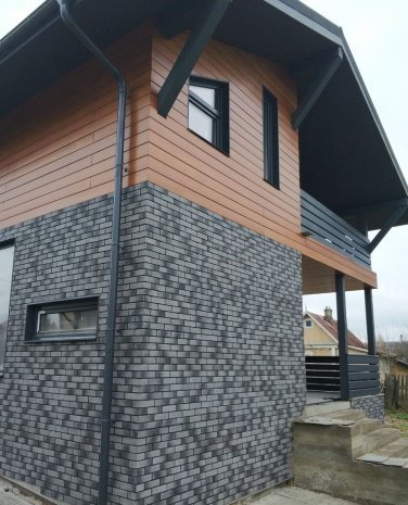Искусственный камень плоский Atlas Stone Касимовский кирпич 114/1 серый рис 2