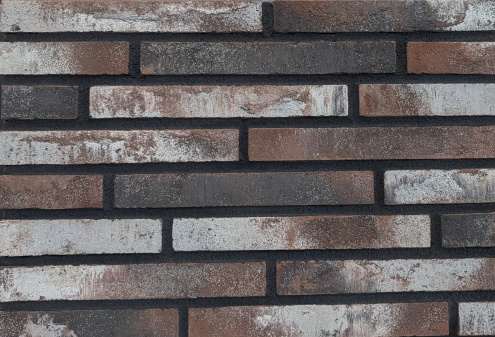 Минеральная плитка плоская BrickWell Loft 310x40x20 мм бордовый рис 1