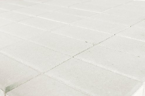 Брусчатка Braer Standart Прямоугольник белый частичный прокрас 200х100х60 мм рис 1
