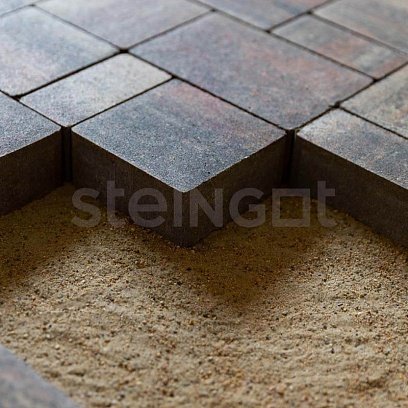 Тротуарная плитка Steingot Премиум Бавария штайн ферро частичный прокрас 280/210/140х210/140/70х60 мм рис 4