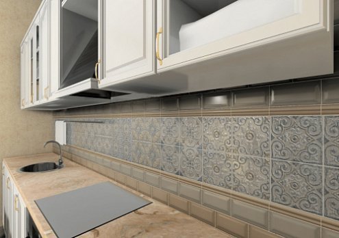 Керамическая плитка Kerama Marazzi Барио орнамент матовая 150х150х6,9мм декор DD/B34/17023 рис 2