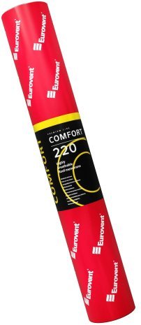 Супердиффузионная мембрана Eurovent Comfort 220 г/м2 50х1,5 м серый/антрацит рис 2