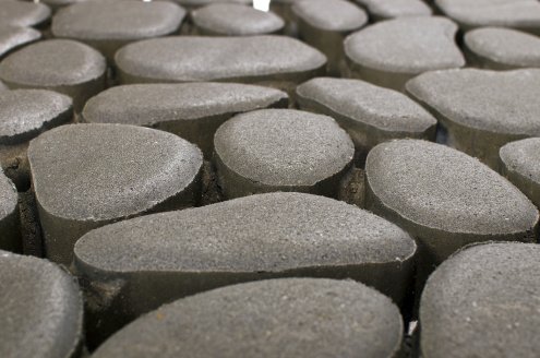 Газонная решетка Braer Standart Грин Галет серый полный прокрас 500х500х80 мм рис 1