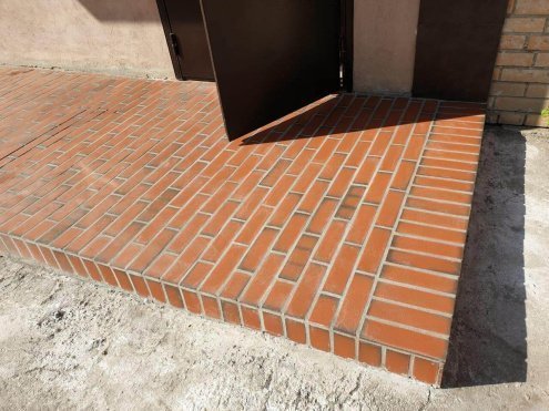 Клинкерная плитка Feldhaus Klinker Classic R220NF9 terracotta liso 240х71х9 мм плоский элемент рис 2