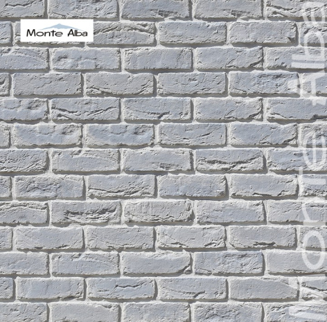 Гипсовая плитка плоская Monte Alba Вельс брик A391-80 синий рис 1
