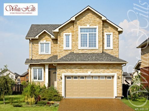 Искусственный камень плоский White Hills Кросс Фелл 100-10 бежевый рис 13