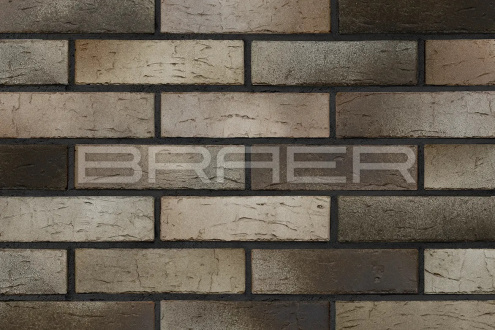 Кирпич керамический облицовочный Braer M150-M200 PRO 14.04.1 1 NF 250x120x65 рис 4