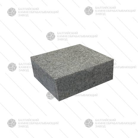 Брусчатка гранитная Исетское пилено-колотая 100х100х50 мм рис 1