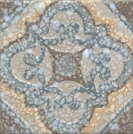 Керамическая плитка Kerama Marazzi Барио орнамент матовая 150х150х6,9мм декор DD/B37/17023 рис 1