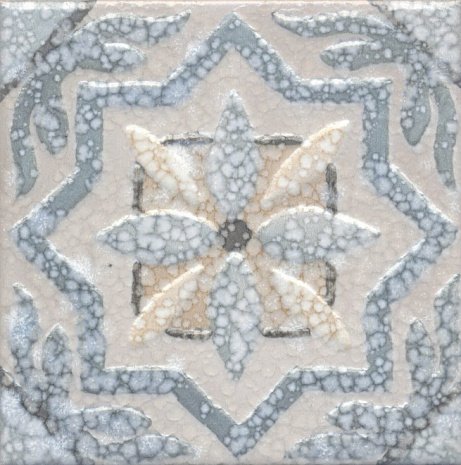 Керамическая плитка Kerama Marazzi Барио орнамент матовая 150х150х6,9мм декор DD/B30/17023 рис 1