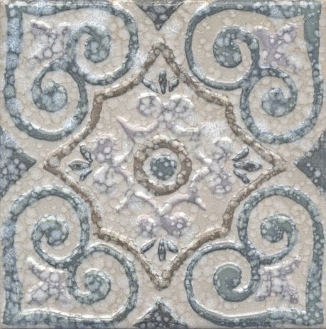 Керамическая плитка Kerama Marazzi Барио орнамент матовая 150х150х6,9мм декор DD/B24/17023 рис 1