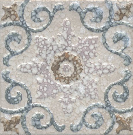 Керамическая плитка Kerama Marazzi Барио орнамент матовая 150х150х6,9мм декор DD/B29/17023 рис 1