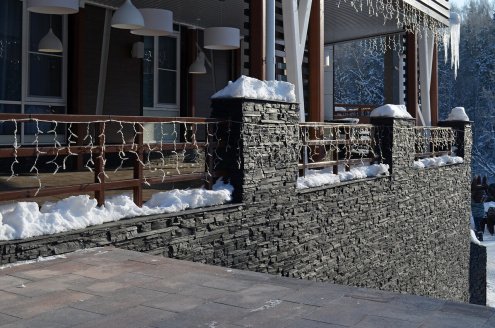 Искусственный камень плоский White Hills Фьорд Лэнд 209-80 серый рис 7