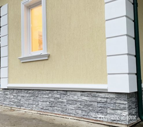 Искусственный камень плоский Leonardo Stone Верона 098 серый рис 4