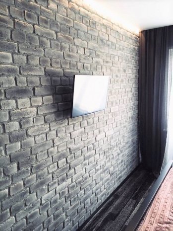 Искусственный камень плоский Eco Stone Старый город 06-08 серый рис 3