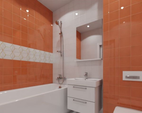 Керамическая плитка Kerama Marazzi Витраж оранжевый глянцевая 150х150х6,9мм рядовая плитка 17066 рис 2