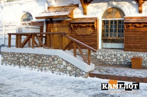 Искусственный камень угловой Камелот Юкон 2073 серый рис 3