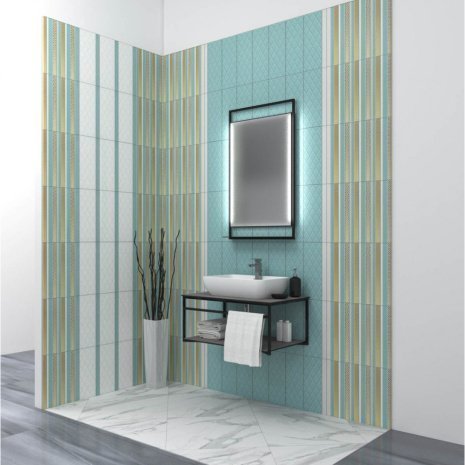 Керамическая плитка Kerama Marazzi Спига голубой матовая 400х34х9мм бордюр LSA017 рис 3